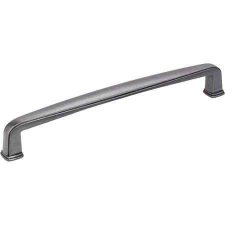 Jeffrey Alexander 160 mm Center-to-Center Gun Metal Square Milan 1 Cabinet Pull 1092-160DACM